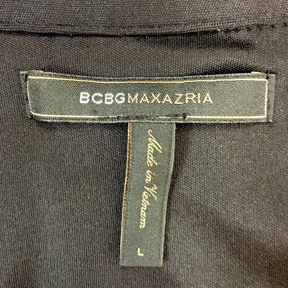 BCBG MAXAZRIA Ashley Ruffle Front V-neck sleeveless Chiffon Pull On Mini Dress - Picture 12 of 16